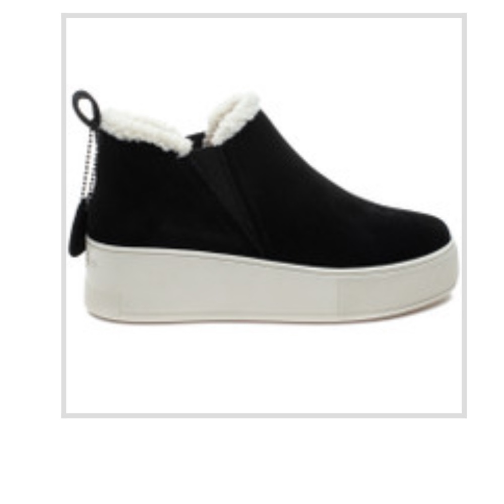 JSlides MAGIC Black Waterproof Suede Bootie Size 9 SOLD OUT EVERYWHERE